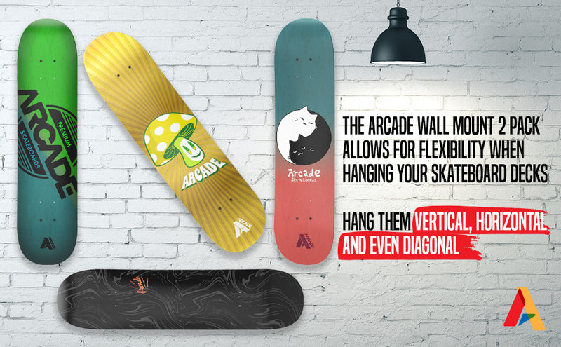 Arcade Skateboard Wall Hanger